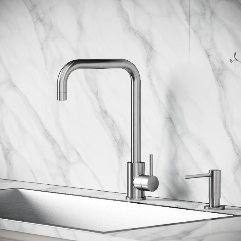 Смеситель для кухонной мойки Sancos Stainless SC12002SS, цвет нержавеющая сталь