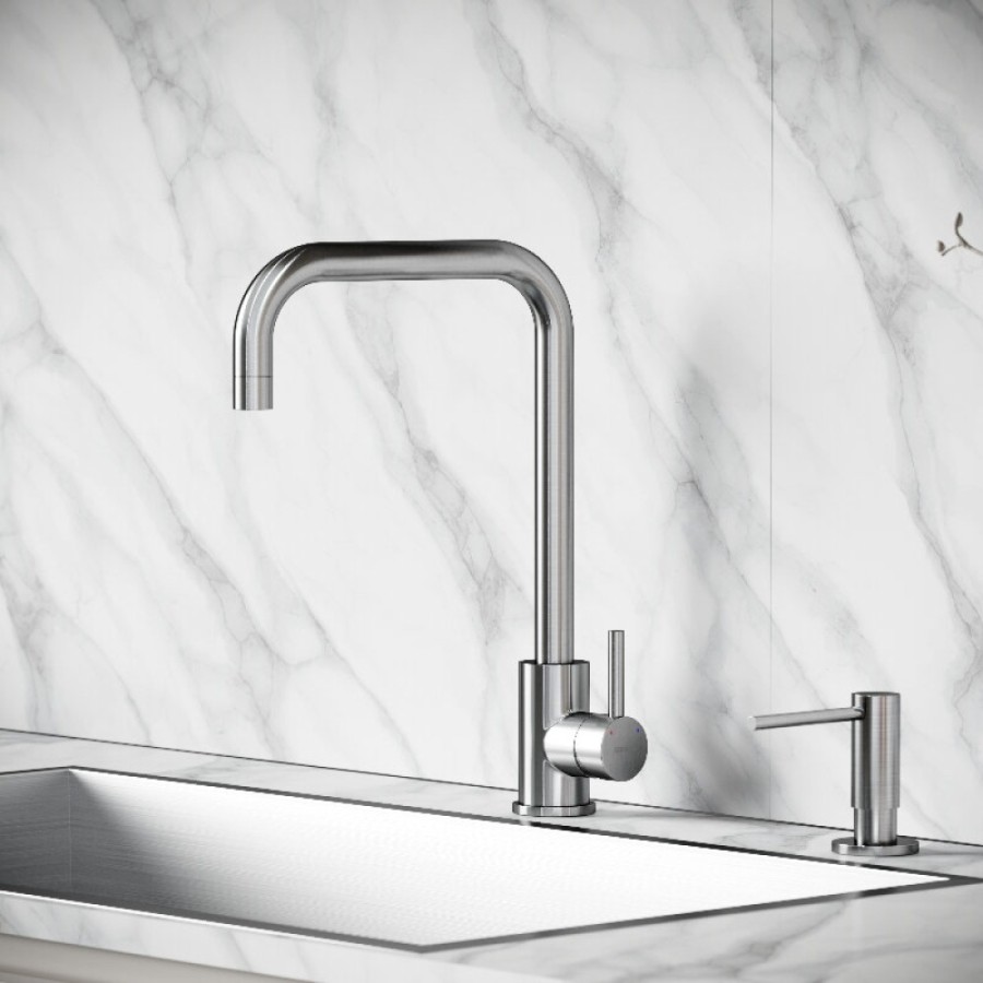 Смеситель для кухонной мойки Sancos Stainless SC12002SS, цвет нержавеющая сталь