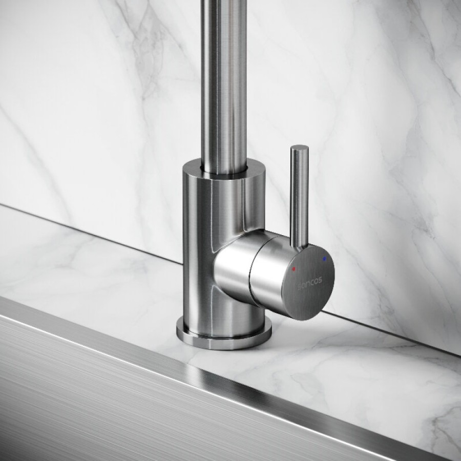 Смеситель для кухонной мойки Sancos Stainless SC12002SS, цвет нержавеющая сталь