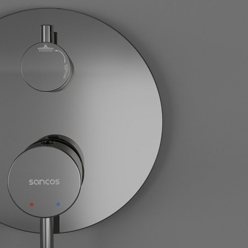 Душевая система Sancos Select SC3003CH, цвет хром