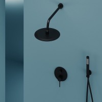 Душевая система Sancos Select SC3003MB, цвет черный матовый
