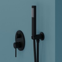 Душевая система Sancos Select SC3003MB, цвет черный матовый