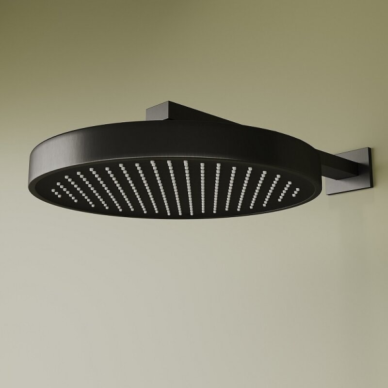 Душевая система Sancos Space SC3006GMG, термостатическая, воронёная сталь, gunmetal
