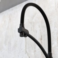 Смеситель для кухонной мойки Sancos Eri SC4001MB, с подключением к фильтру, с гибким изливом, цвет черный матовый