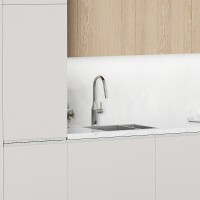 Смеситель для кухонной мойки Sancos Grand SC4002BNG, с выдвижным изливом, цвет нержавеющая сталь