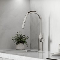 Смеситель для кухонной мойки Sancos Grand SC4002BNG, с выдвижным изливом, цвет нержавеющая сталь
