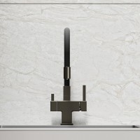 Смеситель для кухонной мойки Sancos Arno SC4005GG, с подключением к фильтру, с гибким изливом, цвет воронёная сталь, gunmetal
