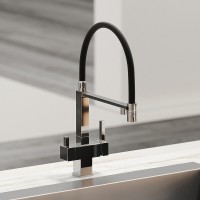 Смеситель для кухонной мойки Sancos Moro SC4006CH, с подключением к фильтру, с гибким изливом, цвет хром