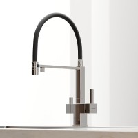 Смеситель для кухонной мойки Sancos Moro SC4006CH, с подключением к фильтру, с гибким изливом, цвет хром