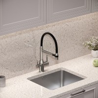 Смеситель для кухонной мойки Sancos Garda SC4009BN, с подключением к фильтру, с гибким изливом, цвет никель брашированный