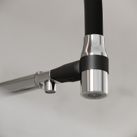 Смеситель для кухонной мойки Sancos Garda SC4009CH, с подключением к фильтру, с гибким изливом, цвет хром