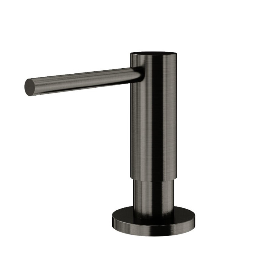 Дозатор встраиваемый для мыла Sancos SC40100GG, цвет воронёная сталь, gunmetal