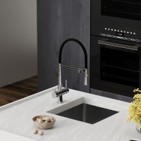 Смеситель для кухонной мойки Sancos Imola SC4010CH, с подключением к фильтру, с гибким изливом, цвет хром