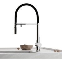 Смеситель для кухонной мойки Sancos Imola SC4010CH, с подключением к фильтру, с гибким изливом, цвет хром