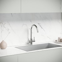 Смеситель для кухонной мойки Sancos Taper SC4012BN, с подключением к фильтру, цвет брашированный никель