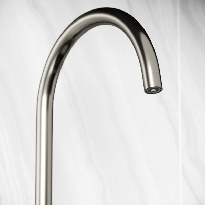 Смеситель для кухонной мойки Sancos Taper SC4012GG, с подключением к фильтру, цвет воронёная сталь, gunmetal