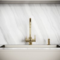 Смеситель для кухонной мойки Sancos Taper SC4012ZG, с подключением к фильтру, цвет полированное золото