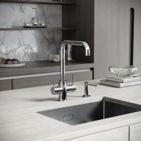 Смеситель для кухонной мойки Sancos Vela SC4013CH, с подключением к фильтру, цвет хром