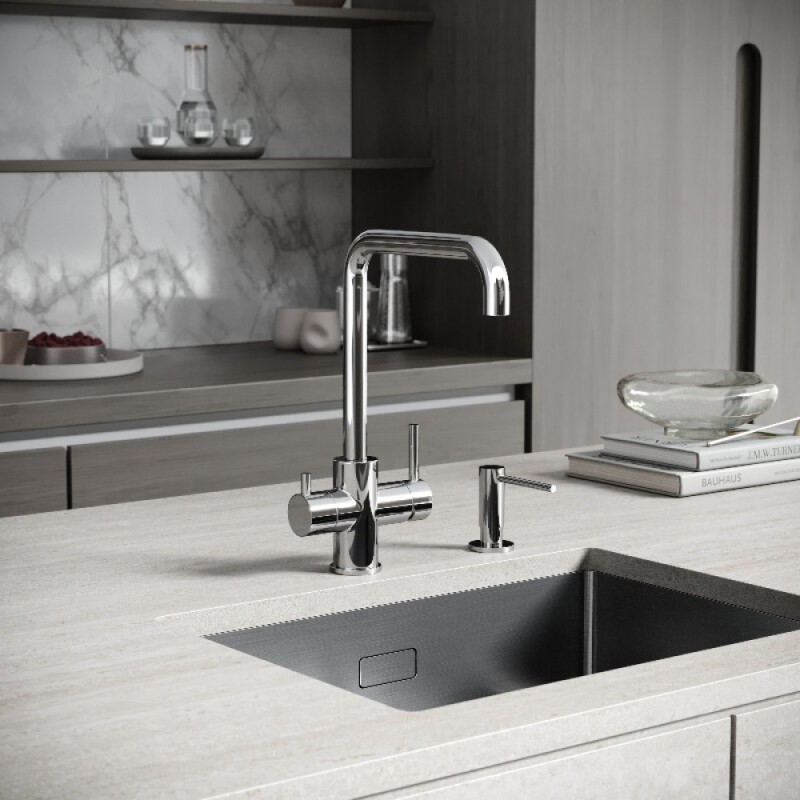 Смеситель для кухонной мойки Sancos Vela SC4013CH, с подключением к фильтру, цвет хром