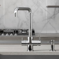 Смеситель для кухонной мойки Sancos Vela SC4013CH, с подключением к фильтру, цвет хром