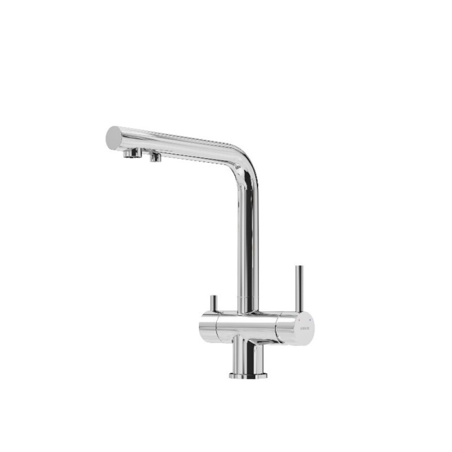 Смеситель для кухонной мойки Sancos Foster SC4014СH, с подключением к фильтру, цвет хром