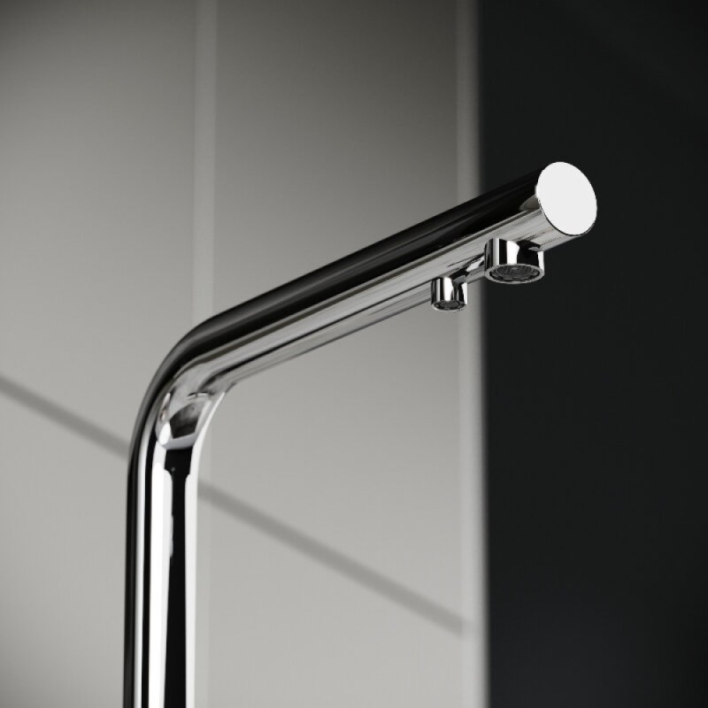 Смеситель для кухонной мойки Sancos Foster SC4014СH, с подключением к фильтру, цвет хром