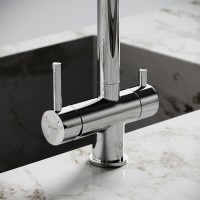 Смеситель для кухонной мойки Sancos Foster SC4014СH, с подключением к фильтру, цвет хром