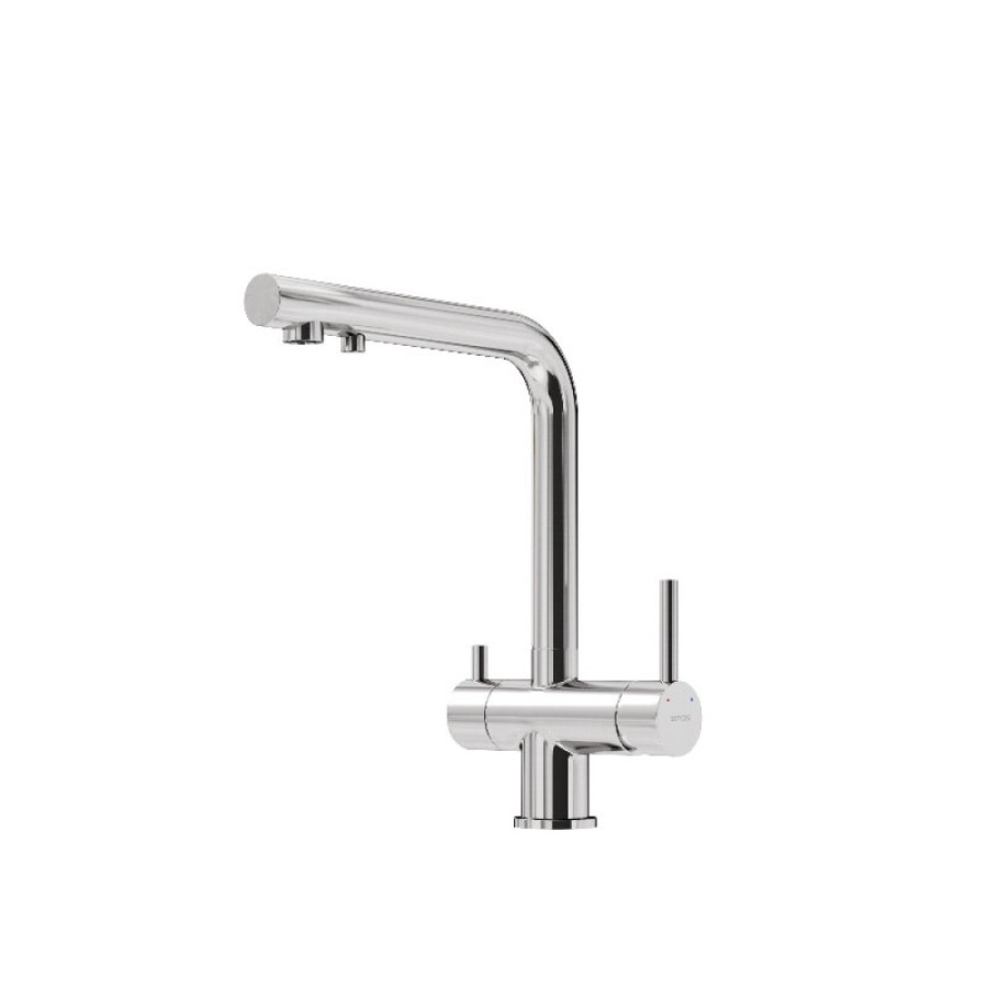 Смеситель для кухонной мойки Sancos Foster SC4014BN, с подключением к фильтру, цвет брашированный никель