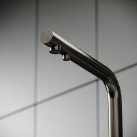 Смеситель для кухонной мойки Sancos Foster SC4014GG, с подключением к фильтру, цвет воронёная сталь, gunmetal