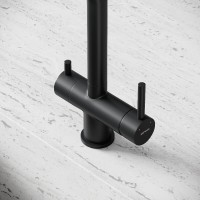 Смеситель для кухонной мойки Sancos Foster SC4014MB, с подключением к фильтру, цвет черный матовый