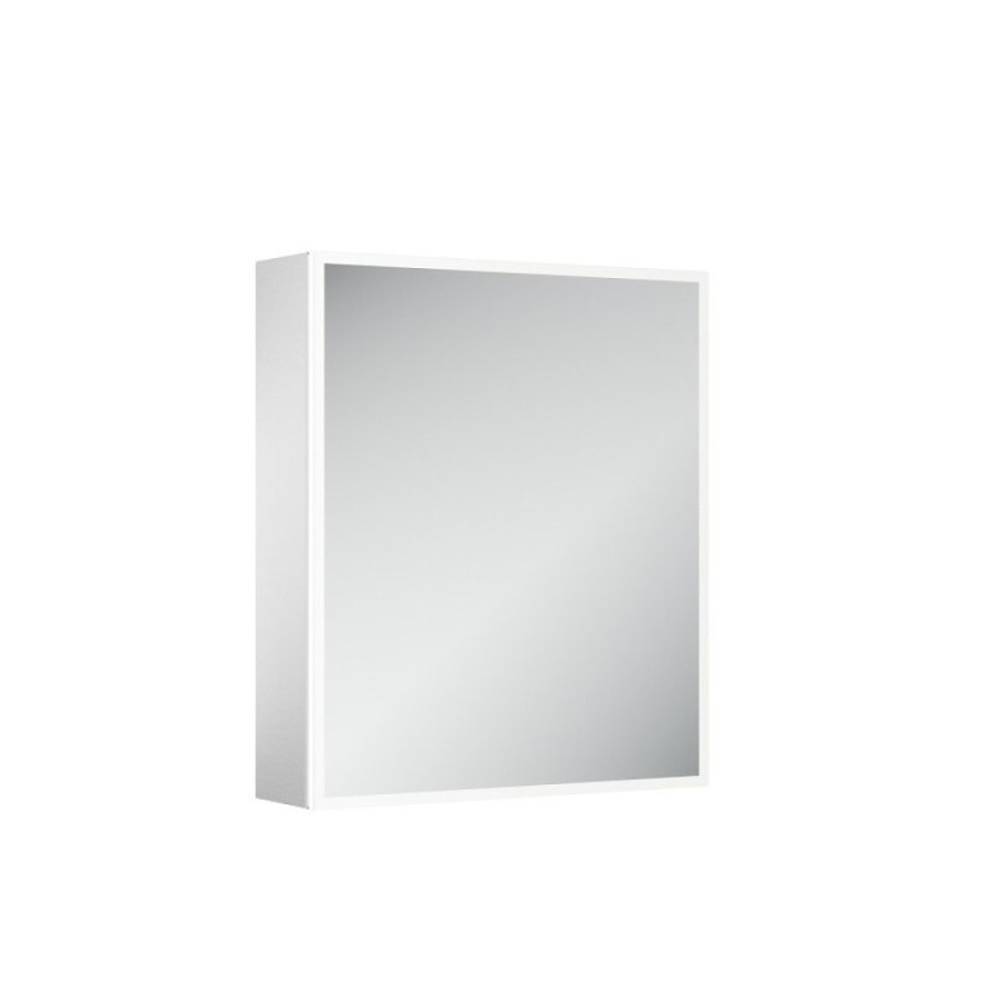 Зеркальный шкаф Sancos Evoke SC8060, 60 см, LED подсветка, бесконтактное управление, серый