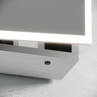 Зеркальный шкаф Sancos Evoke SC8060, 60 см, LED подсветка, бесконтактное управление, серый