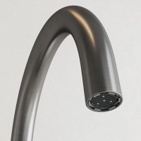 Смеситель Sancos Etna SC9009GG, для ванны, напольный, с душевым гарнитуром, вороненая сталь
