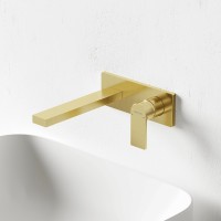 Смеситель для раковины Sancos Studio SC9017BG, PVD золото брашированное