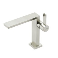 Смеситель для раковины Sancos Linn SC9019BN, PVD никель брашированный