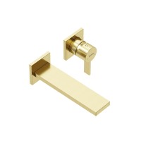 Смеситель для раковины Sancos Linn SC9021BG, PVD золото брашированное