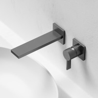 Смеситель для раковины Sancos Linn SC9021GG, вороненая сталь