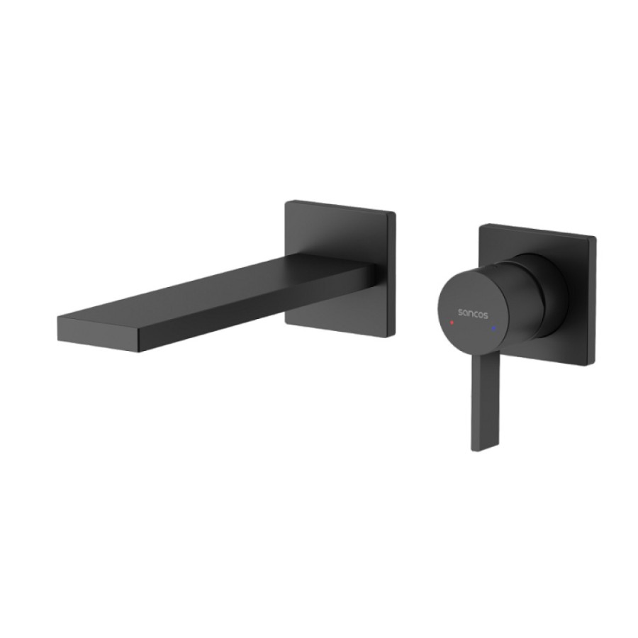 Смеситель для раковины Sancos Linn SC9021MB, черный матовый