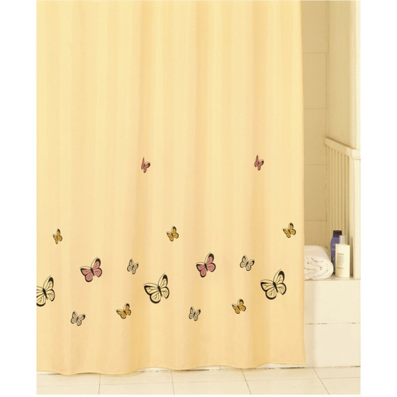 Штора для ванной Iddis Yellow Butterfly SCID033P