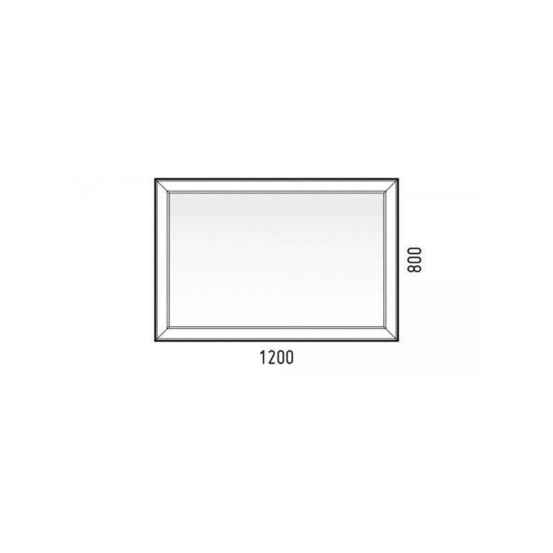 Зеркало Corozo Классика 120 SD-00000269, 120 см, подвесное, белое