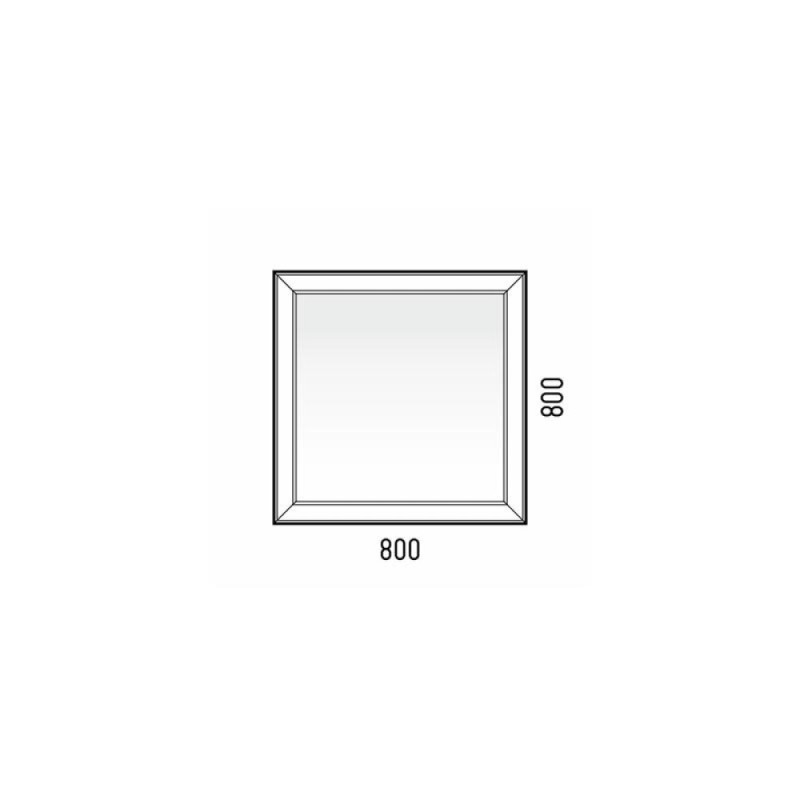 Зеркало Corozo Классика 80 SD-00000271, 80 см, подвесное, белое