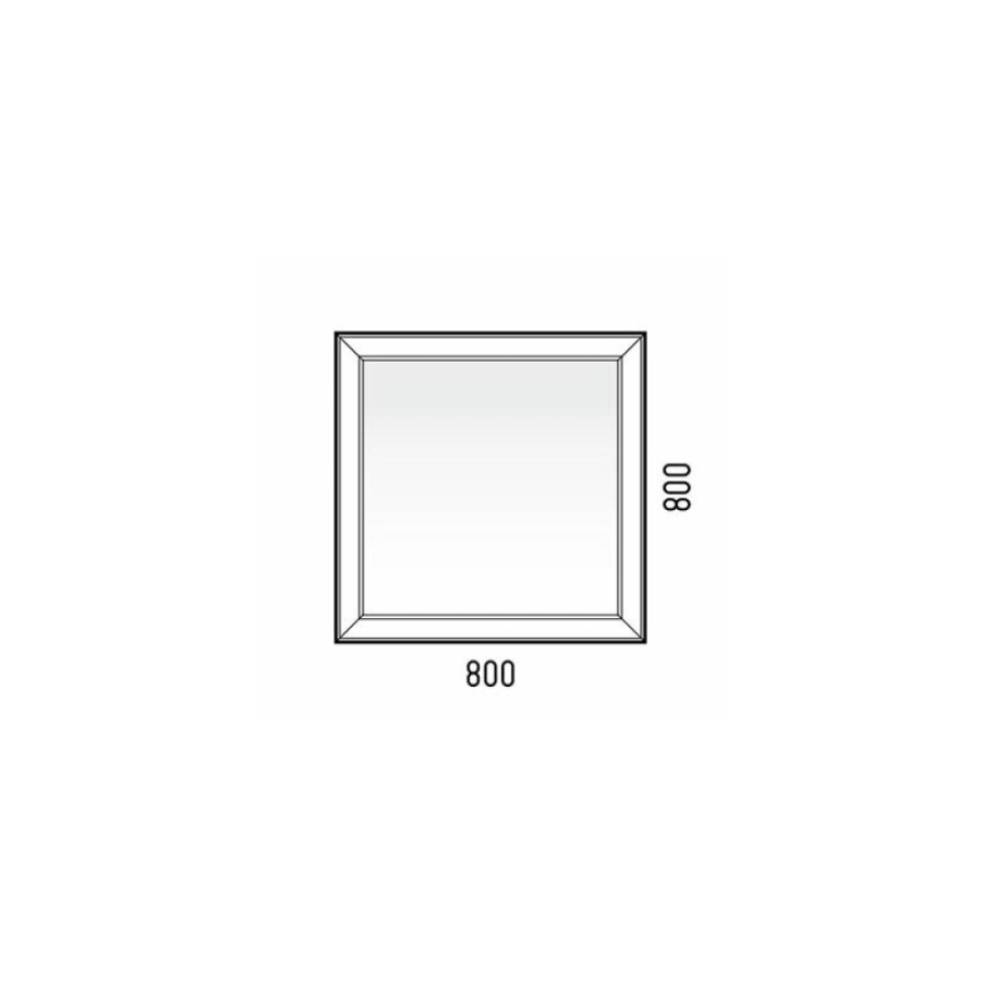 Зеркало Corozo Классика 80 SD-00000271, 80 см, подвесное, белое