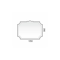 Зеркало Corozo Манойр 105 SD-00000272, 105 см, подвесное, белое