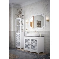 Зеркало Corozo Манойр 105 SD-00000272, 105 см, подвесное, белое