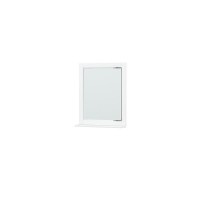 Зеркало Corozo Техас 60 с полкой SD-00000276, 60 см, подвесное, белое