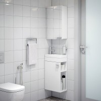 Зеркало-шкаф Corozo Комо 40 SD-00000290, 40 см, подвесное, петли справа, белое