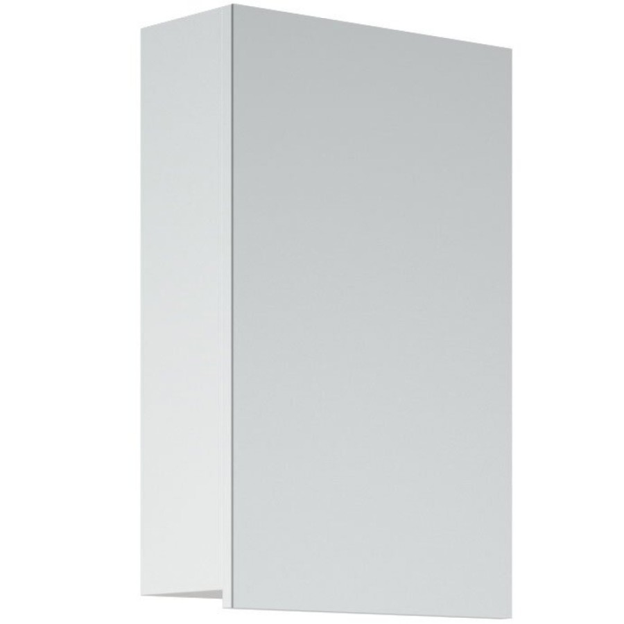 Зеркало-шкаф Corozo Комо 40 SD-00000290, 40 см, подвесное, петли справа, белое