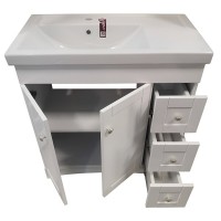 Тумба под раковину Corozo Техас 80 SD-00000323, 80 см, напольная, белая