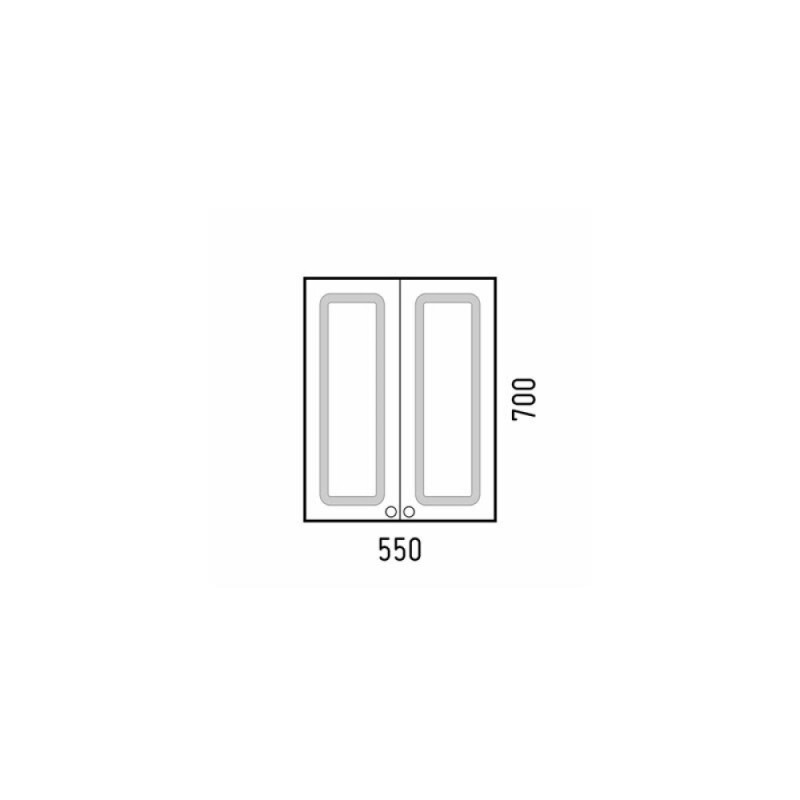 Шкаф Corozo Классика 55 SD-00000326, 55 см, подвесной, белый