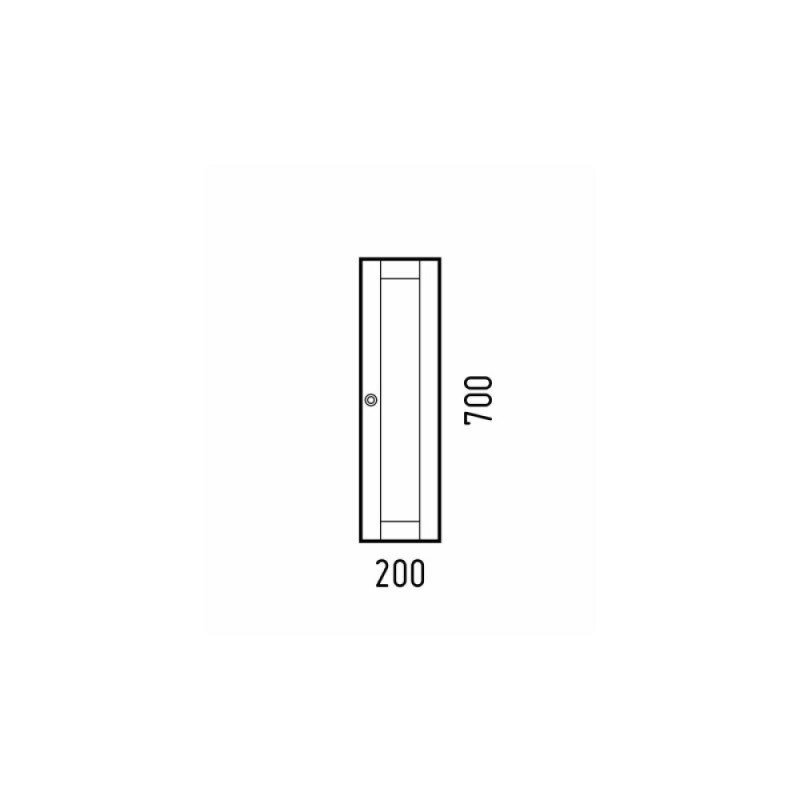 Шкаф Corozo Техас 20 SD-00000328, 20 см, подвесной, белый